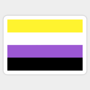 Non-Binary Pride Flag Sticker